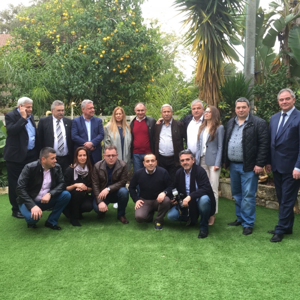 Bulgarian delegation of 12 mayors visited the home of Former Ambassador of Israel in Bulgaria, Mr. Shaul Kamisa Raz