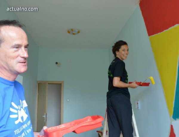 800 volunteers repaired the school for children with hearing loss in Sofia